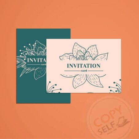 Impression carte d'invitation en-linge